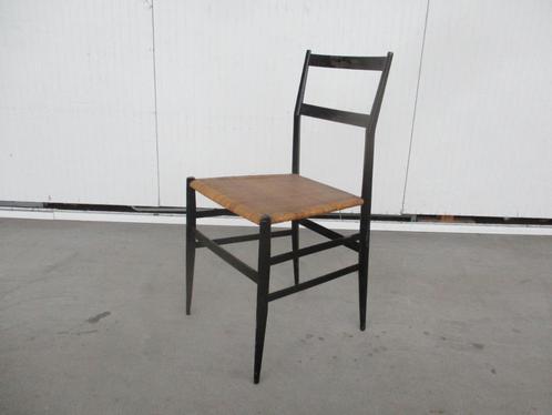 Gio Ponti Superleggera stoel Cassina vintage design 1950s, Huis en Inrichting, Stoelen, Gebruikt, Eén, Zwart, Ophalen