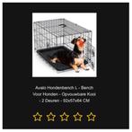 Hondenbench maat L, Dieren en Toebehoren, Ophalen, Zo goed als nieuw, Minder dan 75 cm, Minder dan 65 cm