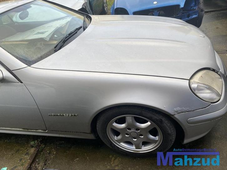 MERCEDES SLK R170 Zilver 744 rechts scherm voorscherm 1996-2, Auto-onderdelen, Carrosserie en Plaatwerk, Spatbord, Mercedes-Benz