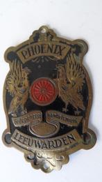 Phoenix oldtimerrijwiel Leeuwarden balhoofdplaat, oude messi, Verzamelen, Merken en Reclamevoorwerpen, Verzenden, Gebruikt, Gebruiksvoorwerp