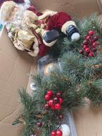 Kerstman kerstslinger kaarsen in vorm van oliebollen, Diversen, Kerst, Ophalen of Verzenden, Zo goed als nieuw