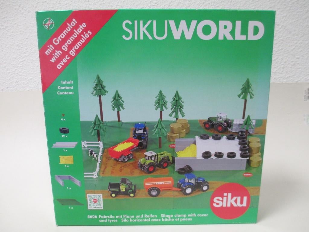 Siku World 5606 Silo met banden en afdekzeil, Ophalen of Verzenden, Nieuw, Bus of Vrachtwagen, SIKU