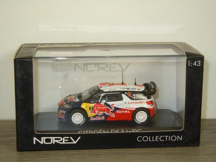 Citroen DS3 WRC Vainqueur 2011 Ogier - Norev 155352 - 1:43, Hobby en Vrije tijd, Modelauto's | 1:43, Zo goed als nieuw, Auto, Norev