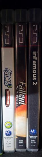 PS3 Games: Sims 3, Fallout NV, Infamous 2, Spelcomputers en Games, Games | Pc, Online, Gebruikt, 1 speler, Ophalen of Verzenden