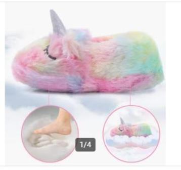 Nieuwe Unicorn pantoffels maat 25 / 26 en ook 28 / 28.5 beschikbaar voor biedingen