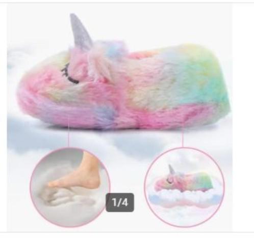 Nieuwe Unicorn pantoffels maat 25 / 26 en ook 28 / 28.5, Kinderen en Baby's, Kinderkleding | Schoenen en Sokken, Nieuw, Overige typen