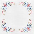 geborduurde oplegkaart nr 16, Ophalen of Verzenden, Nieuw, Overige thema's, Blanco kaart of Basiskaart