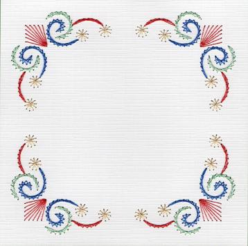 geborduurde oplegkaart nr 16 beschikbaar voor biedingen