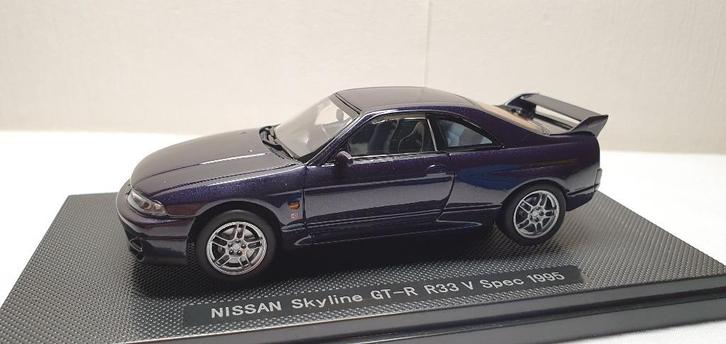 Ebbro Nissan Skyline GT-R R33 V-spec 1995, Hobby en Vrije tijd, Modelauto's | 1:43, Nieuw, Auto, Overige merken, Ophalen of Verzenden