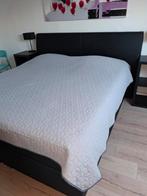 Bedsprei grijs 220 x 240, Ophalen of Verzenden, Tweepersoons, Grijs, Dekbedovertrek