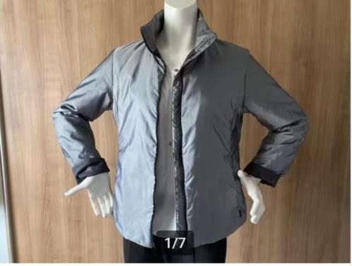 Lutha grijs lichtgewicht jas mt. L, Kleding | Dames, Jassen | Zomer, Zo goed als nieuw, Maat 42/44 (L), Grijs, Ophalen of Verzenden