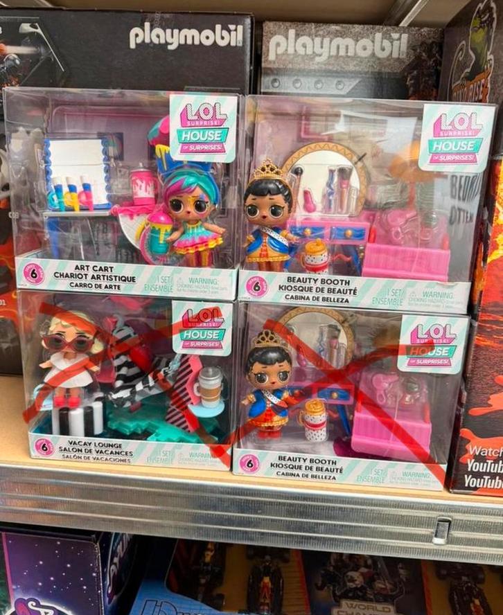 L.O.L. Surprise! House of Surprises LOL meubelspeelset + pop, Verzamelen, Poppetjes en Figuurtjes, Nieuw, Ophalen of Verzenden