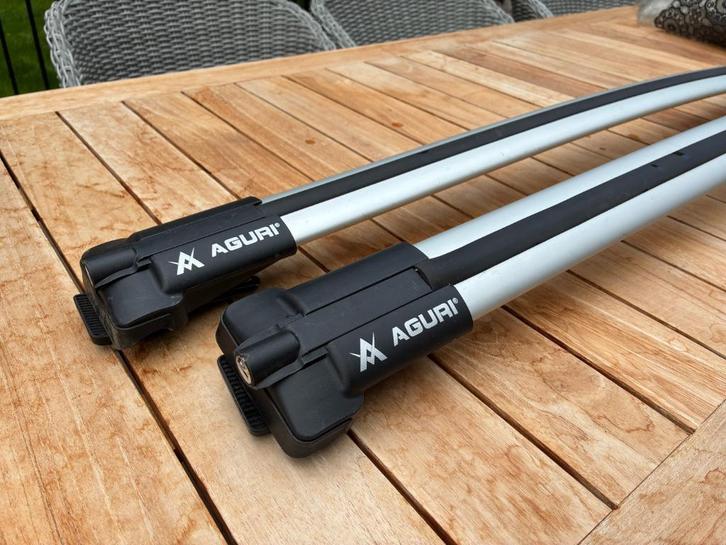 Aguri dakdragerset aluminium, Auto diversen, Dakdragers, Gebruikt, Ophalen of Verzenden