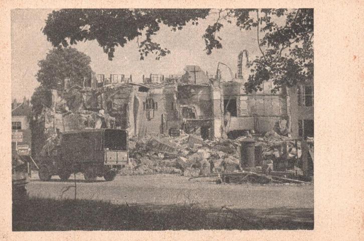 Arnhem 1945 Telefooncentrale, verwoeste stad  130018, Verzamelen, Ansichtkaarten | Nederland, Ongelopen, Gelderland, 1940 tot 1960