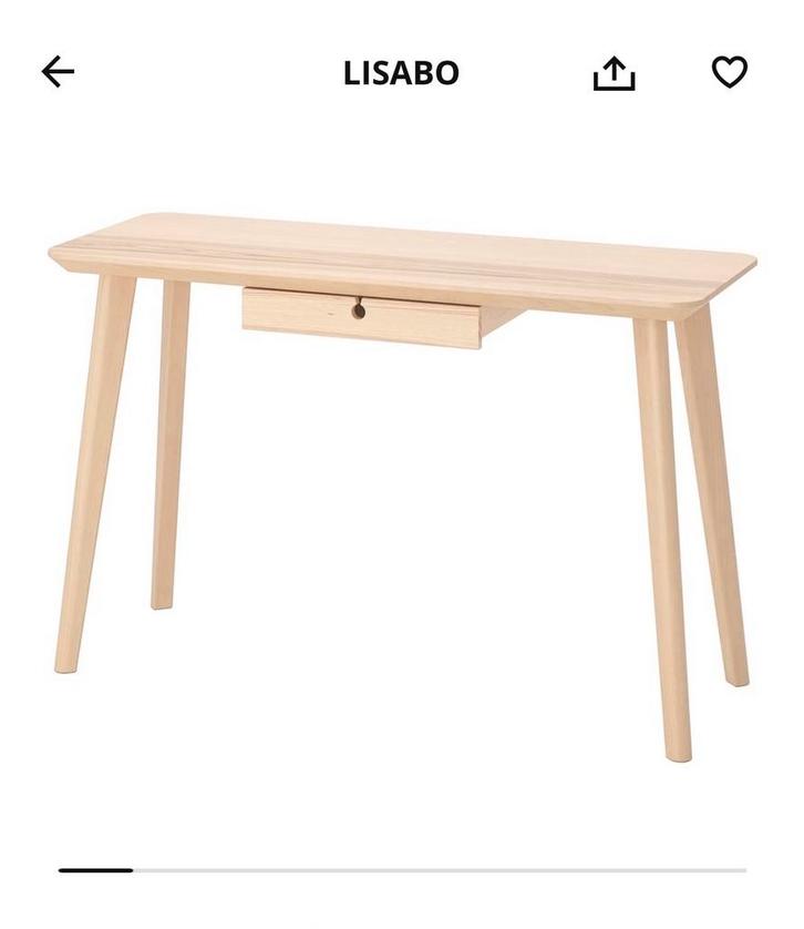 IKEA Lisabo Bureau - Zo Goed Als Nieuw!, Huis en Inrichting, Bureaus, Zo goed als nieuw, Bureau, Ophalen