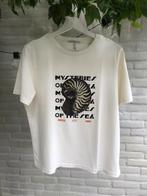 Scotch&Soda T-Shirt Crème met Print Maat M, Maat 38/40 (M), Verzenden, Wit, Scotch & Soda