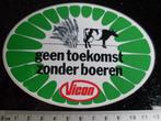 2x sticker Vicon logo geen toekomst zonder boeren traktoren, Verzamelen, Stickers, Verzenden, Zo goed als nieuw, Bedrijf of Vereniging