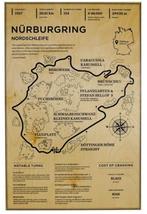 Retro Nurburgring Grand Prix Poster Auto Racen F1 Formule 1, Verzenden, Nieuw, Deurposter of groter, Sport