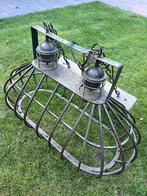 Mooie grote hanglamp met 2 lichtpunten, Ophalen of Verzenden, Zo goed als nieuw
