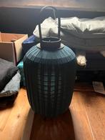 Windlicht petrol kleur, Ophalen, Gebruikt, 50 tot 75 cm, Kandelaar