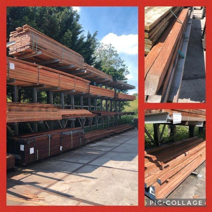 AZOBE Hardhout!, Tuin en Terras, Tegels en Klinkers, Nieuw, Terrastegels, Keramiek, Ophalen of Verzenden