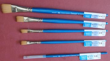 Winsor Newton Serie 666 Cotman Plat Penseel, One Stroke beschikbaar voor biedingen