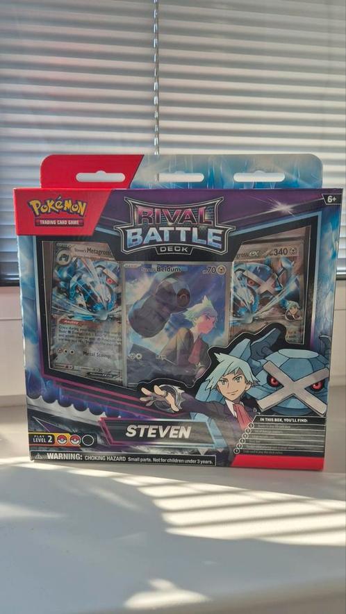 Steven Rival Battle Deck, Hobby en Vrije tijd, Verzamelkaartspellen | Pokémon, Nieuw, Speeldeck, Ophalen of Verzenden