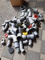 Pvc hulpstukken en buizen, Doe-het-zelf en Verbouw, Buizen en Afvoer, Ophalen, Bochten, Pvc, 2 tot 4 meter