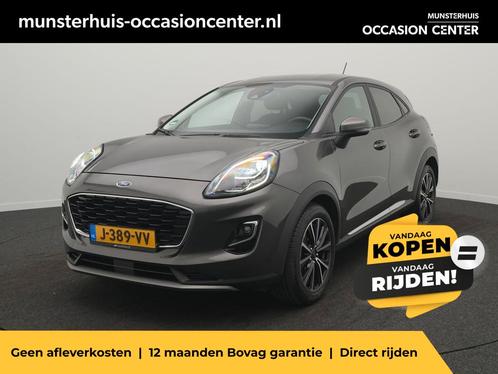 Ford Puma 1.0 EcoBoost Hybrid Titanium X - RIJKLAARPRIJS - N, Auto's, Ford, Bedrijf, Te koop, Puma, ABS, Airbags, Airconditioning
