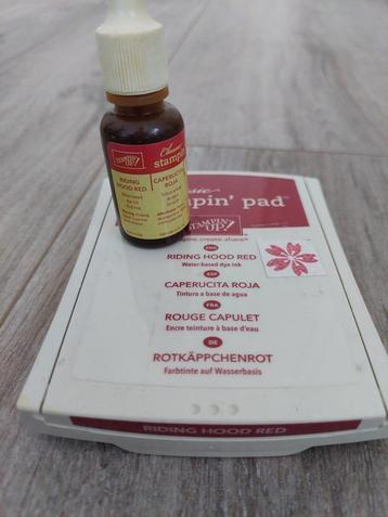 Stampin'Up Inktpad en refill Riding Hood Red beschikbaar voor biedingen