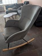 Comfortabele velvet Schommelstoel, Ophalen, Gebruikt, Metaal, 75 tot 100 cm