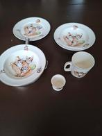 Vintage Kinderservies met Katten gemerkt petrus Regout, Ophalen of Verzenden