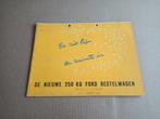 Folder: Ford Squire - Escort / Bestelauto (1955) NL, Ophalen of Verzenden, Gelezen, Ford