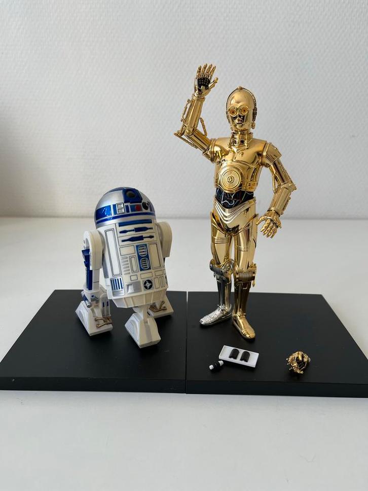 Kotobukiya ArtFX C3PO & R2D2 Star Wars 1:10, Verzamelen, Star Wars, Zo goed als nieuw, Ophalen of Verzenden
