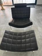 Leolux Volare + Hocker, Ophalen of Verzenden, Zo goed als nieuw, 75 tot 100 cm, Elegant, luxe