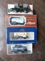 H0 4x Ketelwagens NS TPIII, Ophalen of Verzenden, NS, Fleischmann, Gelijkstroom of Wisselstroom