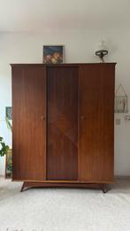 Vintage kledingkast 3-deurs, Ophalen, Gebruikt, 100 tot 150 cm, Deens