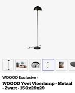 Woood Stijlvolle zwarte vloerlamp, Ophalen, Zo goed als nieuw, Metaal, 100 tot 150 cm