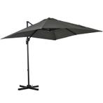Zweefparasol Tuinparasol, Kruisvoet, Kantelbaar NIEUW, Nieuw, Ophalen of Verzenden, 3 tot 4 meter, A