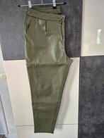 Gina Benotti Groene Kunstleren Broek Maat 46, Maat 46/48 (XL) of groter, Nieuw, Ophalen of Verzenden, Lang