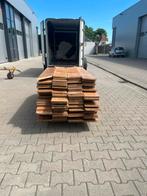 42 m2 massief eiken parketvloer. 19,5 cm breed 2 cm dik, Gebruikt, 2e hands product geen info bekend, 2e hands product geen info bekend