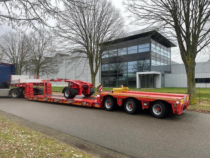 Meusburger 3+1 uitschuifbare euro dieplader ZZ Kenteken, Auto's, Vrachtwagens, Bedrijf, Te koop, Ophalen