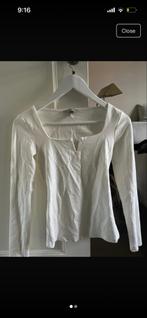 Witte Longsleeve, H&M, Wit, Nieuw, Ophalen of Verzenden