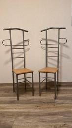 Twee dressboy stoelen, Huis en Inrichting, Stoelen, Ophalen, Gebruikt, Metaal, Twee