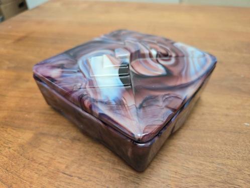 Andries Copier Dekseldoos - De Lindeboom - Glas, Antiek en Kunst, Antiek | Glas en Kristal, Ophalen of Verzenden