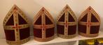Sinterklaas mijter bordeaux rood nieuw! (op maat), Diversen, Sinterklaas, Ophalen of Verzenden, Nieuw