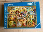 Puzzel 1000 stukjes De mooiste Disney thema’s, Ophalen of Verzenden, Legpuzzel, Zo goed als nieuw