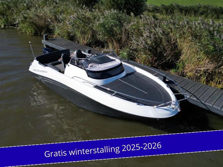 Prins 625 Sundeck - 140 pk Suzuki - 2022 - 75 uren - 60 km/u, Watersport en Boten, Vis- en Consoleboten, Nieuw, 70 pk of meer