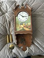 Antieke Salander stijlklok/ Wandklok met Gewicht, Antiek en Kunst, Ophalen