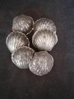 6 vintage chocoladevormen schelp klein, Ophalen of Verzenden, Zo goed als nieuw